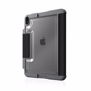 STM Dux Plus - izturīgs maciņš priekš iPad 11" (2025) / 10.9" (2022) MIL-STD-810G ar Apple Pencil turētāju (melns) EDU/COM versija