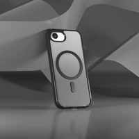 Puro TPU viedtālruņa apvalks no TPU GRADIENT ar MagSafe un gradienta efektu priekš iPhone 16E, melns