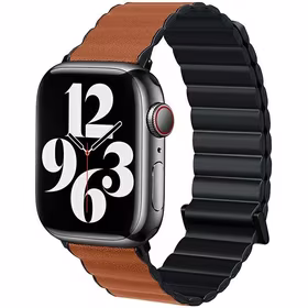 Beline siksniņa Apple Watch Magnetic Pro 38/40/41mm melns/brūns box