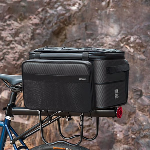 Rockbros A30 ROAD TO SKY saliekama 15–30 l velosipēda bagāžnieka soma – melna