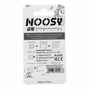 Адаптер sim 3в1 + ключNoosy