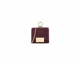Ideal of Sweden Mayfair Clutch iPhone 11 Pro burgundiešu