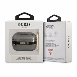 Guess GUAPHHTSK чехол для AirPods Pro чёрный/чёрный Strap Collection