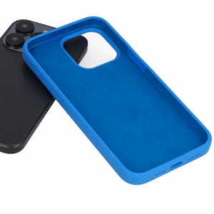 Silikona Lite viedtālruņa apvalks Iphone 14 Pro zils