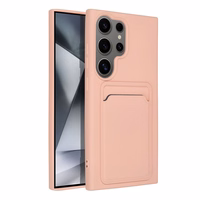 Karteņu viedtālruņa apvalks SAMSUNG S24 Ultra rozā