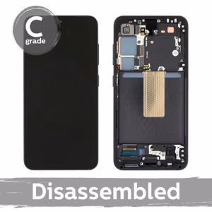 Samsung S911 S23 LCD displejs ar rāmi / fantommelns (grafīta krāsā) / (7/10 demontēts)