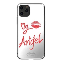 Kingxbar Angel spoguļapvalks ar oriģināliem Swarovski kristāliem iPhone 11 Pro Max, caurspīdīgs