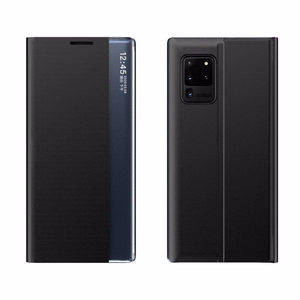New Sleep Case viedtālruņa apvalks ar statīva funkciju Samsung Galaxy A73 melns