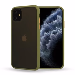Vennus Color Button Bumper viedtālruņa apvalks Samsung Galaxy A20S zaļš