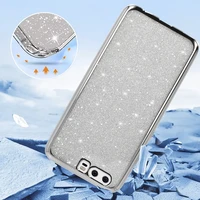 Elektro Glitter apvalks HUAWEI P10 sudraba