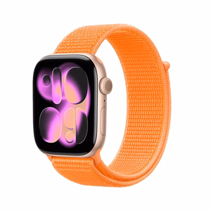 Crong Nylon Apple Watch sporta siksniņa, 38/40/41/42 mm, Tropical Orange