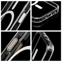 Viedtālruņa apvalks ar MagSafe iPhone 17 Air, caurspīdīgs, elitārs, izturīgs pret dzeltenēšanu, saderīgs ar kameru vadības pogu