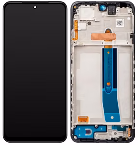 LCD screen Xiaomi Redmi Note 11S/Note 12S/Poco M4 Pro 4G ar touch screen ar frame Melns OLED (universal frame)