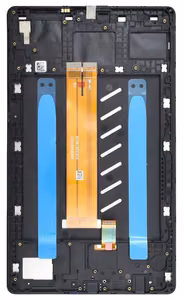 LCD screen Samsung T220 Tab A7 Lite 8.7 2021 ar touch screen un frame Melns (Refurbished) ORG