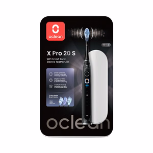 Oclean X Pro 20 S elektriskā zobu birste, melna