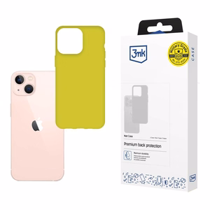 Viedtālruņa apvalks iPhone 14 no 3mk Matt Case sērijas - gaiši zaļa