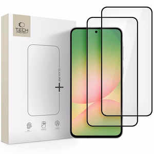 Tech-Protect Glass Fit+ 2 komplekts Rūdītais aizsargstikls Samsung Galaxy A36 / A56 5G - melns