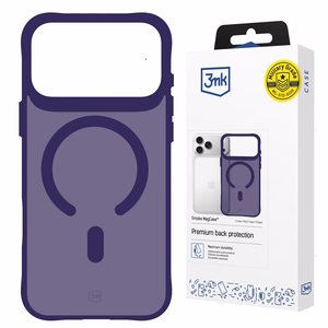 3mk Smoke MagCase futrālis iPhone 17 Pro Max - violeti caurspīdīgs