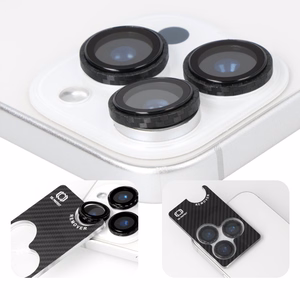 Rūdītais stikls Tel Protect 3D objektīva Aramid sērija kamerai Iphone 15 Pro/15 Pro Max (3 objektīvi)