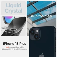 Spigen Crystal Flex viedtālruņa apvalks iPhone 15 Plus - caurspīdīgs