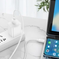 Kabelis USB A uz USB C Hoco PD 6A 100W 1 m X96 balts