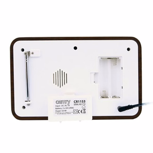 Camry CR 1153 – pārnēsājams digitālais radio, melns/balts