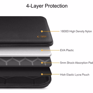 Tech-Protect Hardpouch soma 15-16 collu portatīvajam datoram melns un oranžs