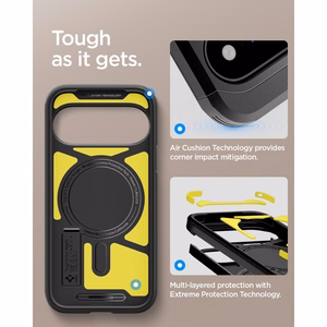 Spigen Tough Armor Mag MagSafe maciņš, paredzēts Google Pixel 11, melns