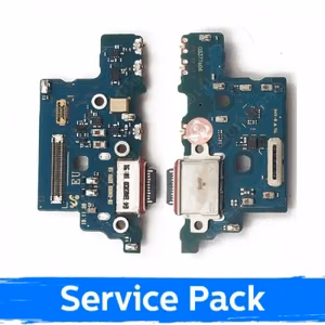Charging Port Saderīgs ar Samsung G988 S20 Ultra Ar Flex / Plata (Service Pack)