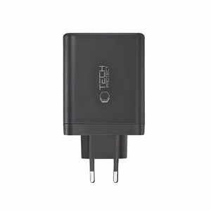 Tech-Protect NC120W-GAN 4 portu 120 W sienas lādētājs - melns