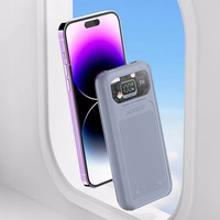 Acefast portatīvais lādētājs 10000mAh Sparkling Series ātra uzlāde 30W pelēks (M1)