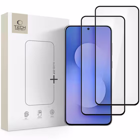 Tech-Protect Glass Fit+ 2-komplekts rūdītais stikls Samsung Galaxy S25 FE - melns