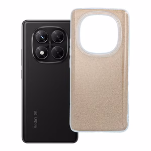 SHINING viedtālruņa apvalks XIAOMI Redmi Note 14 Pro 5G zelta