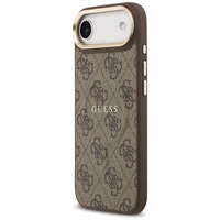 GUESS apvalks IPHONE 17 Air saderīgs ar MagSafe GUHMP17MP4MSEGCW (PU 4G ar klasisko) brūns