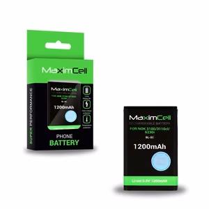 Maximcell baterija priekš Nokia 3100/3110CL/6230I BL-5C 1200mAh Li-ion