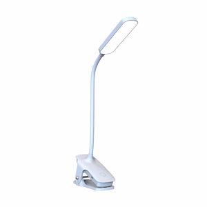 Wozinsky VT-02 Mini LED lasīšanas lampa ar klipsi un 80 cm USB-C kabeli, balta