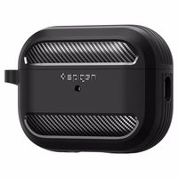 Spigen Rugged Armor viedtālruņa apvalks Apple AirPods Pro 1 / 2 - matēts melns