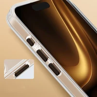 Caurspīdīgs plāns magnētiskais apvalks iPhone 12 / 12 Pro 6,1'' melns