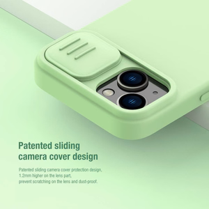 Nillkin CamShield Silky Silicone Case for Iphone 15 Plus purple