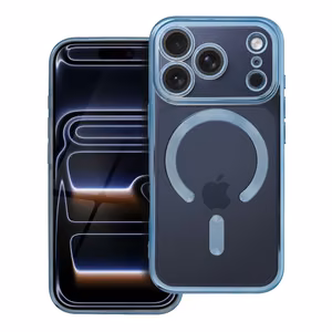 Чехол для iPhone 17 PRO Electro Mag Cover совместимый с MagSafe синий