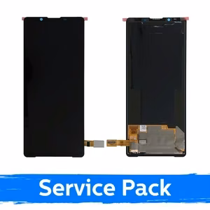 LCD displejs piemērots Sony Xperia 5 V melns (Service Pack)