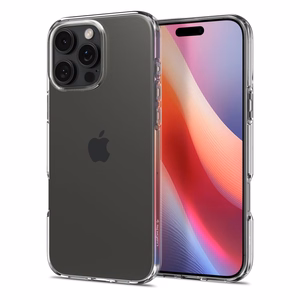 Spigen Liquid Crystal viedtālruņa apvalks iPhone 16 Pro - caurspīdīgs