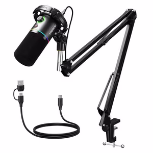 Динамический микрофон Maono PD200XS (чёрный)