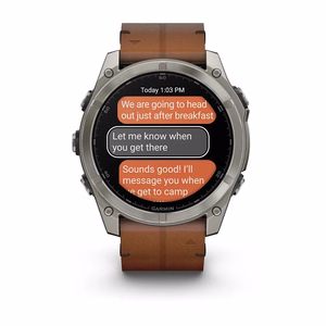 Garmin fēnix 8 – GPS viedpulkstenis, AMOLED, 51 mm, titāna