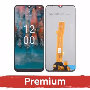 LCD displejs saderīgs ar Nokia C12 melns OEM