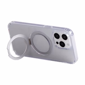 Magnetic protective case with handle Joyroom JR-BP004 for iPhone 15 Pro Max (transparent)