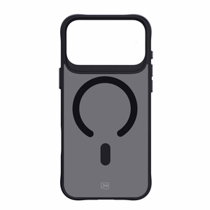 Чехол 3mk Smoke MagCase для iPhone 17 Pro Max - чёрный полупрозрачный