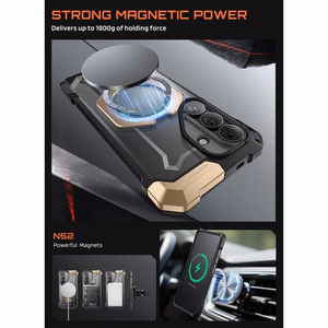 Supcase UB Grip Mag MagSafe futrālis Samsung Galaxy S26 - Melns un brūns