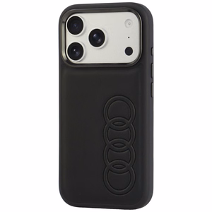Audi TT sintētiskās ādas vāciņš modelim iPhone 18 Pro / 17 Pro, saderīgs ar MagSafe – melns