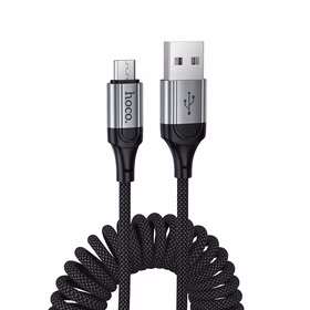 Kabelis USB A uz Micro USB Hoco 2,4A 1,5 m X121 melns